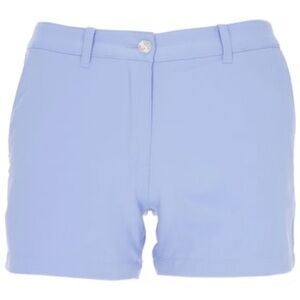 Puma Blue Casual Shorts Lightweight Cotton Mid-Thigh